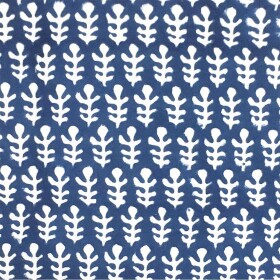 A blue and white pattern Description automatically generated