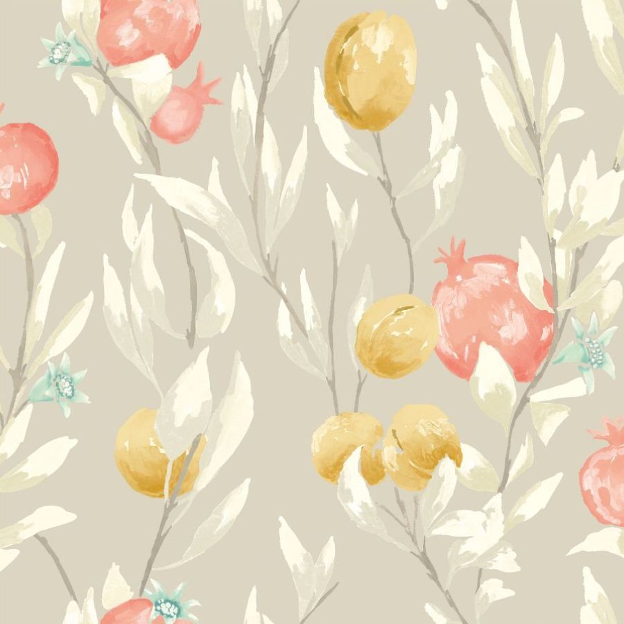 A pattern of flowers and leaves

Description automatically generated