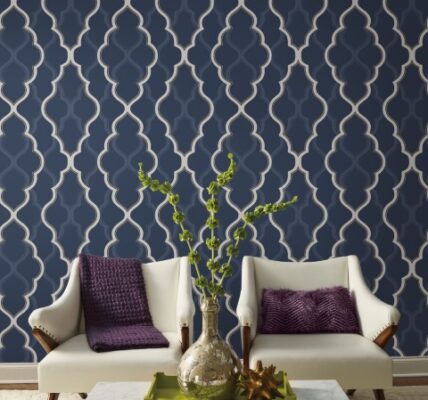 Candice Olson Modern Artisan wallpaper in a room