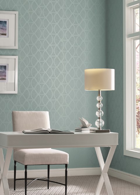 Candice Olson Modern Artisan wallpaper in a room