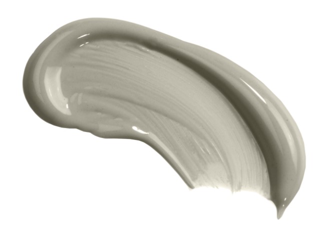 Paint splodge showing thorndown's Ebbor Stone colour