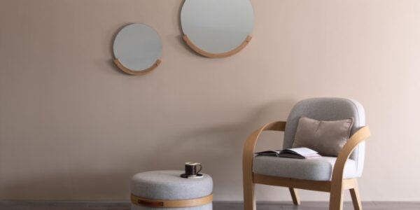 tom raffield mirror in lifestyle setting
