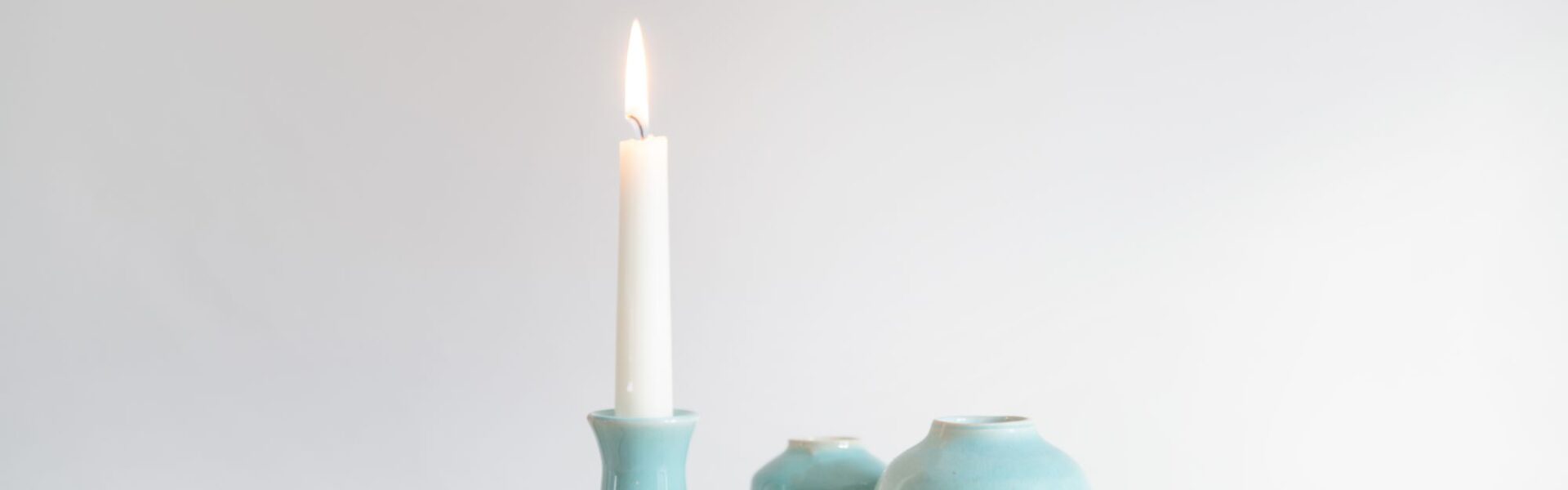 Beautiful handmade ceramic interior decorations in beautiful soft pastel colours.