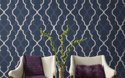 Candice Olson Modern Artisan wallpaper in a room
