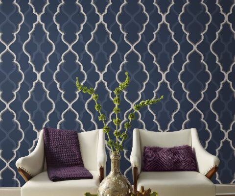 Candice Olson Modern Artisan wallpaper in a room